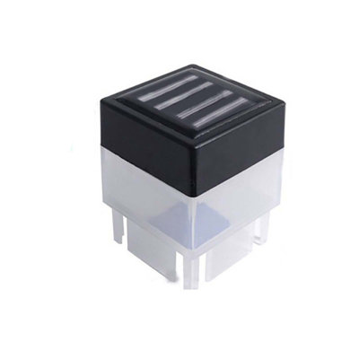 Night Light Solar Powered Outdoor LED Fence Light Garden Post Lamp