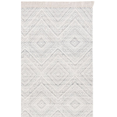 Kilim 767 Area Rug In Light Grey / Ivory