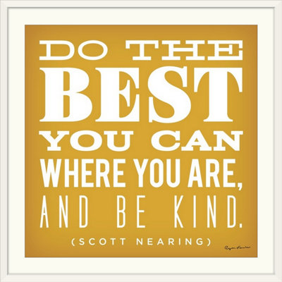 « do the best » par ryan fowler, art textuel