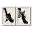 «Black Expression I», impression sur toile 2 pièces «Black Expression I»-2072378167-2072378152