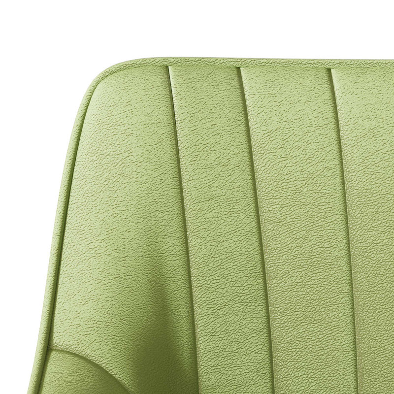 Ensemble de 2 chaises de salle à manger polyvalentes avec un design élégant pour divers environnements, Vert
