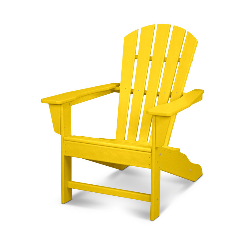 POLYWOOD Babie Classics Curveback Adirondack, Lemon