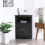Armoire de coin autoportante avec portes et tablettes Dennetta-269464842