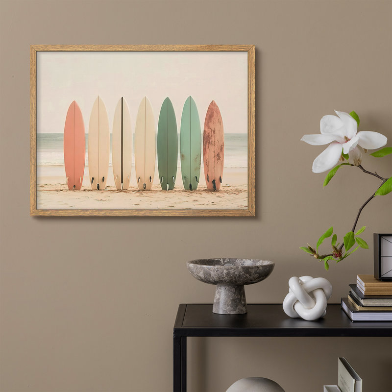 Reproduction de paysage encadrée pour la maison - 11 po x 14 po, H 11 po x l 14 po, Naturel