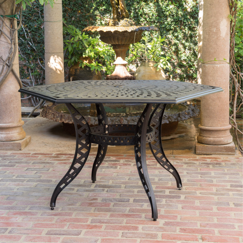 CAYMAN ARCH II MESH HEX TABLE