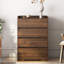 Commode Maysa, commode en bois, commode moderne, avec 4 tiroirs, commode en bois
