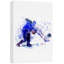 Bleu, aquarelle, explosion, hockey, joueur, sports, art numérique, moderne, rustique, exercice urbain-98161667