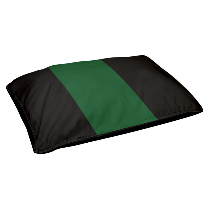 Coussin extérieur Phoenix, Très grand (l 50 po x P 40 po x H 17 po), Noir / vert de Good Land / noir