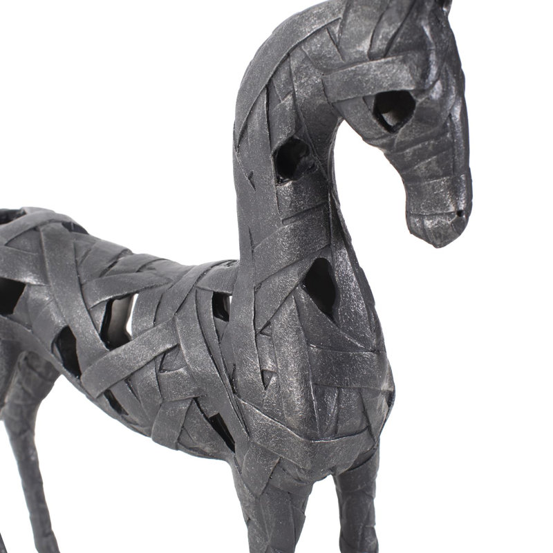 Black STallion in Polyresin