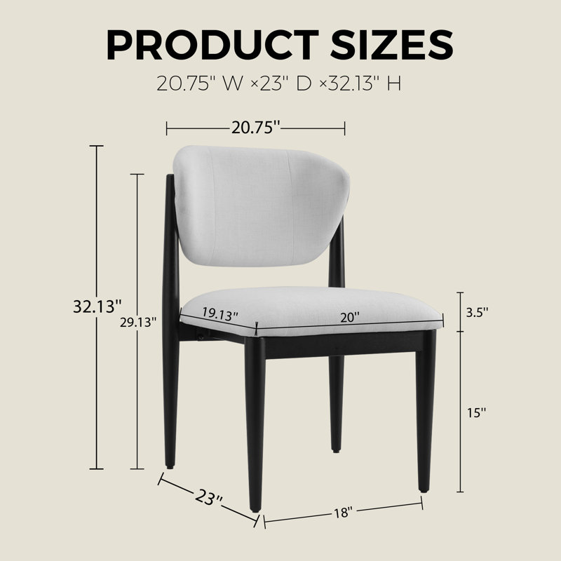 5-Piece Round Dining Table Set With 4 Upholstered Dining Chairs 42" Modern 4-Person Pedestal Dining Set, Black, White/Black