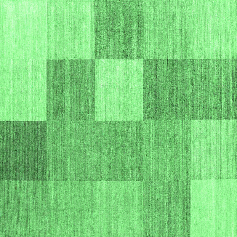 Washable Checkered Indoor Rug, Square 8'