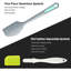 Spatule en silicone, ensemble de 7 spatules sans soudure, spatules antiadhésives pour cuisson, cuisson et mélange, allant au lave-vaisselle