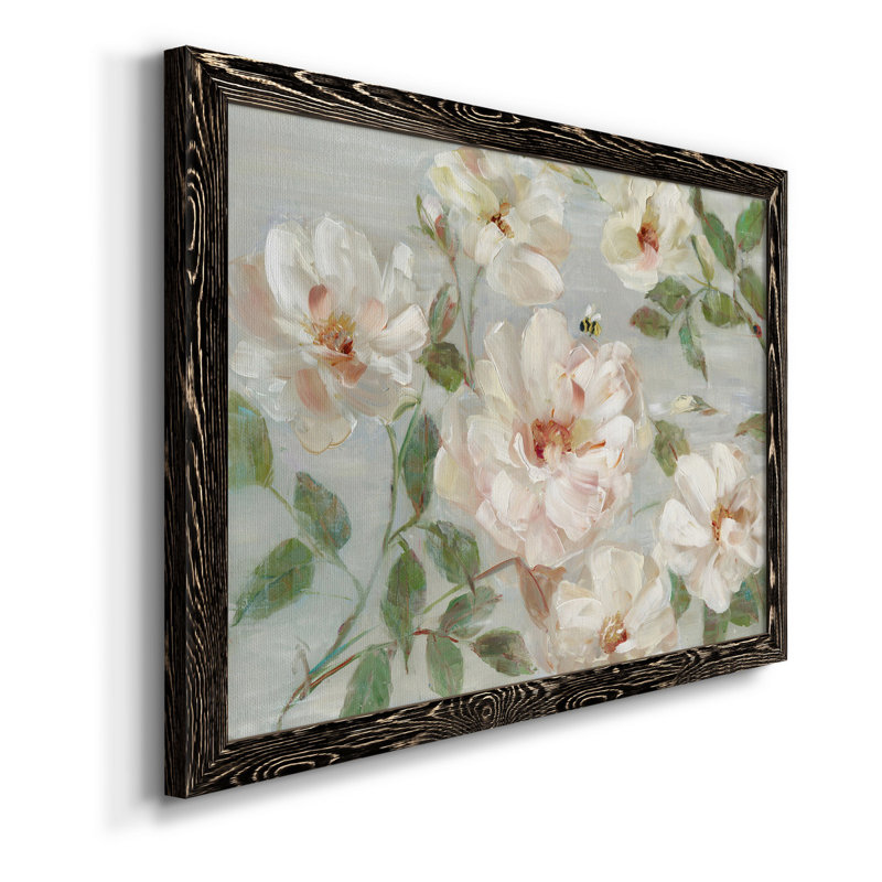 Summer Serenade - Toile encadrée de qualité supérieure - prête à être accrochée, H 31,5 po x l 23,5 po x P 1,5 po, Noir