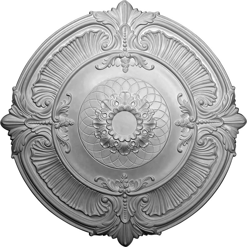 Médaillon de plafond Endurathane Attica, diamètre extérieur 39 1/2 po x P 2 1/2 po (convient aux auvents jusqu'à 3 3/4 po)