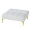 Futon convertible pour canapé-lit avec pieds en métal doré
