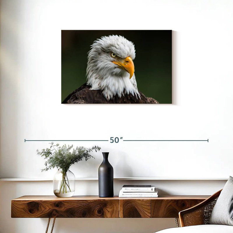 Brampt Bald Eagle Stare, 20" H x 30" W