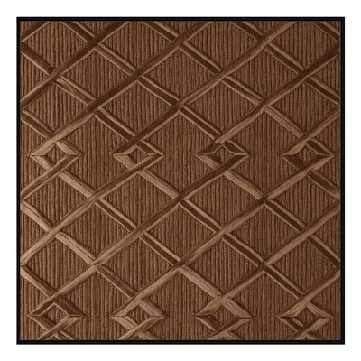 Machine Washable Trellis Brown Area Rug