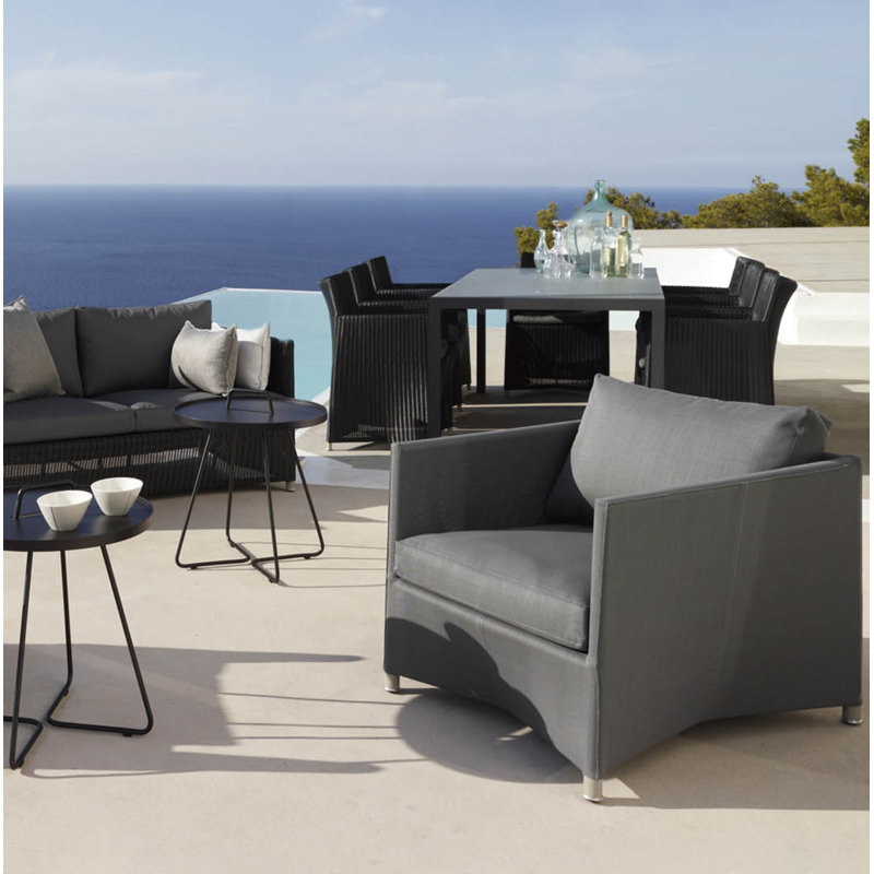 Diamond Patio Chair with Cushions