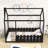 Buteau Twin Size House Bed with Fence-1145251956