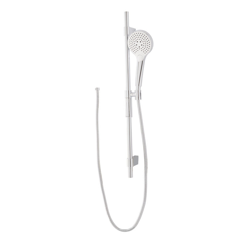 Lowden Slide Bar Multifunction Hand Shower, Chrome, 1.8 GPM