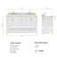 Magnolia Bath Vanity Rectangular Basin S073DCW2R-481079089-521815649-521815648