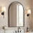 Elodie Medium Arched Metal Framed Wall Mounted Mirror-393421925-378608240