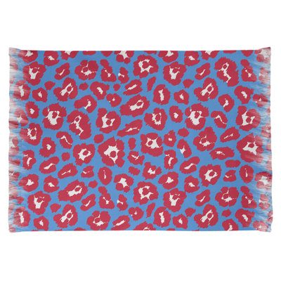 Tapis bleu / rouge Houston