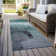 Malm Washable Abstract Indoor / Outdoor Rug