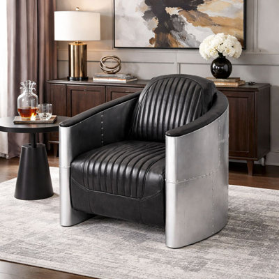 Langford Industrial Lounge Chair