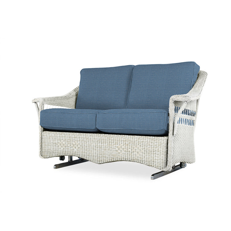 Nantucket Outdoor 2 - Seat Loveseat, Mink, Bamboo Bay Sky