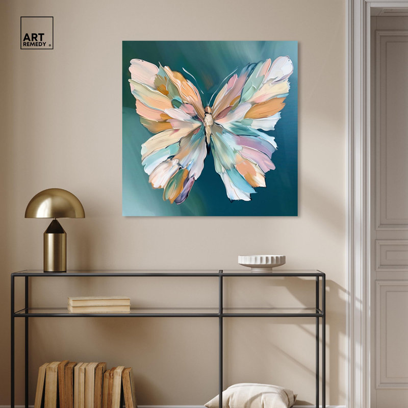 «Dreamscape Butterfly» par Art Remedy, Toile tendue, H 30 po x l 30 po x P 1,5 po