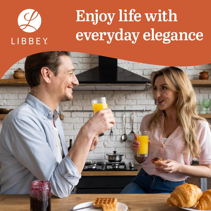 Libbey Province Clear Glass 24-Piece Tumbler and Rocks Set