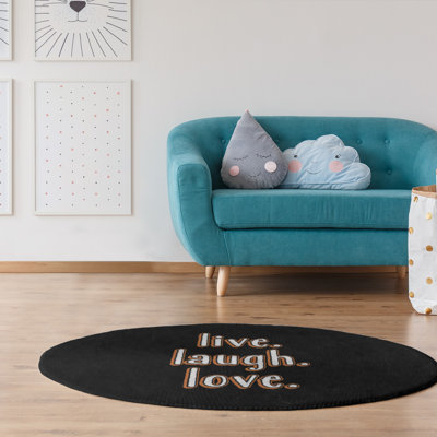 Quotes Chenille Indoor Rug