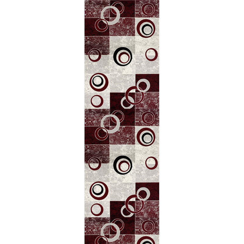 Dillup-Jones Geometric Indoor Rug, Runner 2'8" x 20'