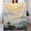 Jeté en flanelle Misty Pine Sunrise Luxury-134404620