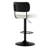 Adjustable Height 360° Swivel Bar Stools With Upholstered Backrest-1334647025