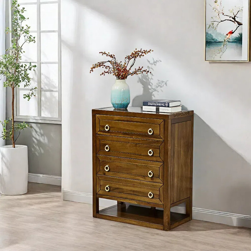 Solid  Camphor Wood Entryway  Cabinet
