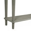 Table d'entrée avec 4 tiroirs, console rétro avec tablette ouverte pour les entrées, les salons et les couloirs (gris délavé)