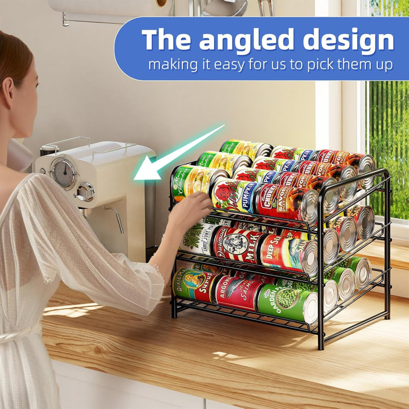 Distributeur de rangement pour garde-manger empilable pouvant contenir 36 canettes