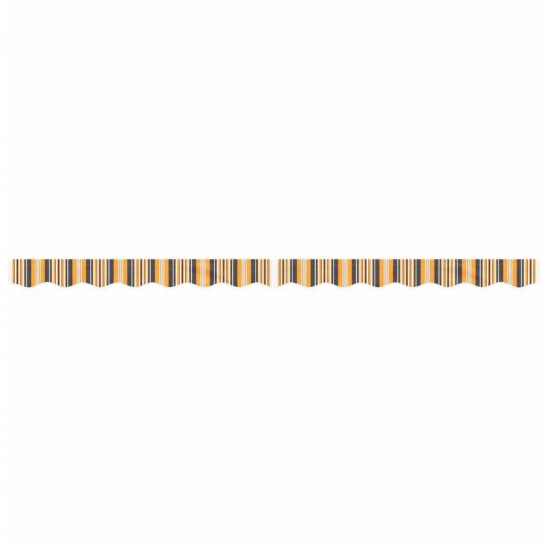 Replacement Fabric For Awning Valance, 330cm W x 20cm D, Striped, Yellow/Gray