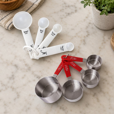 Ensemble de 8 tasses à mesurer et cuillères à mesurer en acier inoxydable BergHOFF