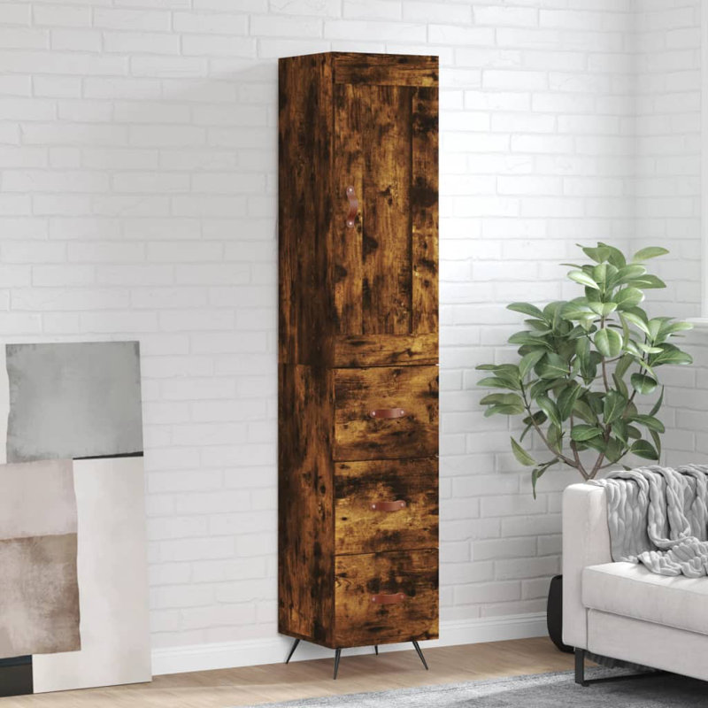 Meliton 34.5cm Sideboard, Smoked Oak