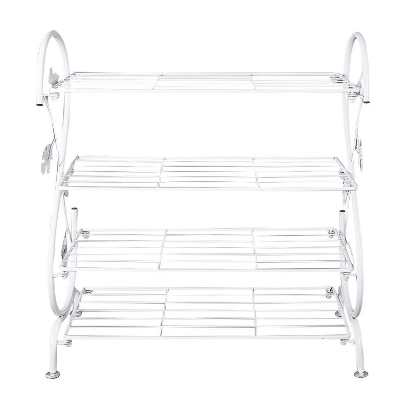 15 Pair Shoe Rack, White