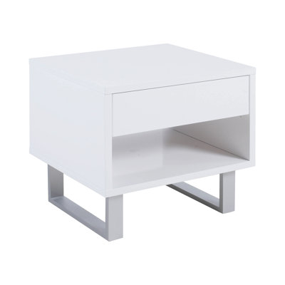 Table de bout traîneau avec rangement Akeim
