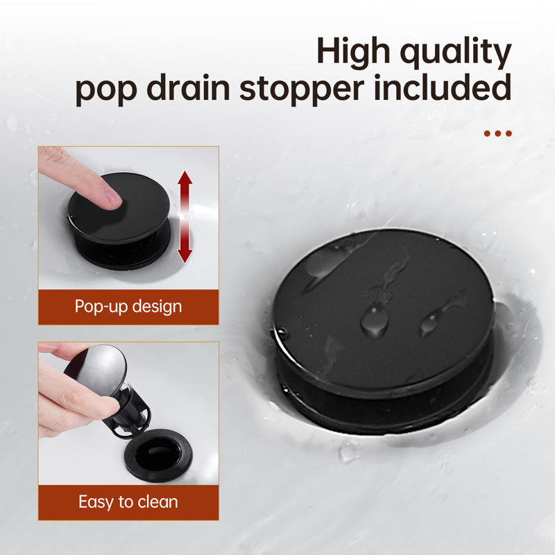 Oil Rubbed Bronze 4-Inch Centerset Bathroom Faucet with Pop-Up Drain