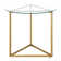 Glass Top End Table