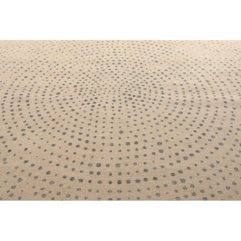 Distressed Homage Hand Knotted Wool Area Rug, Rectangle 10' x 14'
