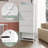 Annyka 5 Drawer Steel Dresser, White-1822004397