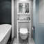 Rangement au-dessus de la toilette l 23 po x H 67 po x P 7,5 po Doyno