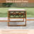 Set of 2 PE Rattan Ottomans, 400 lbs Capacity, with Removable Cushions